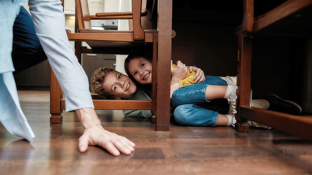 Play indoor hide and seek.
