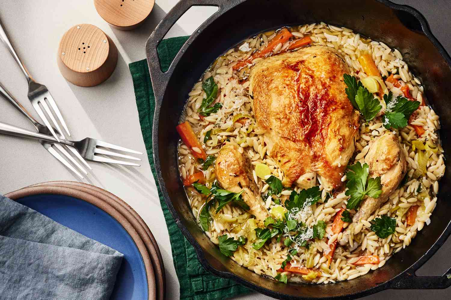 One-Pot Lemon Chicken Orzo