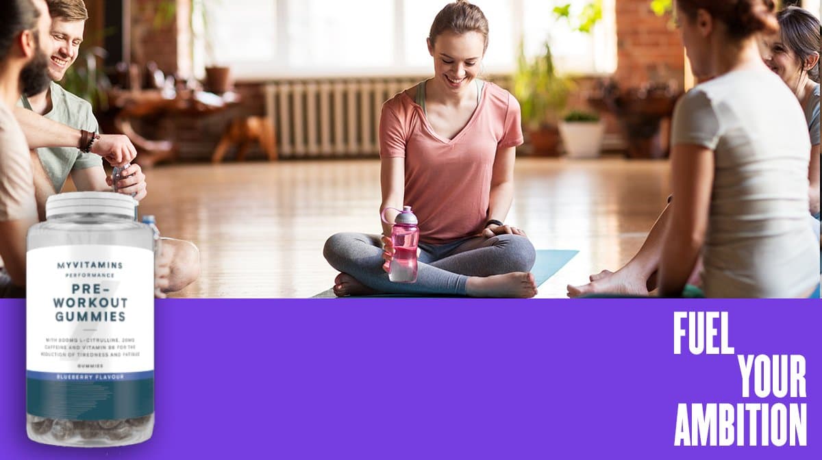 Myvitamins Pre-Workout Gummies: Blueberry