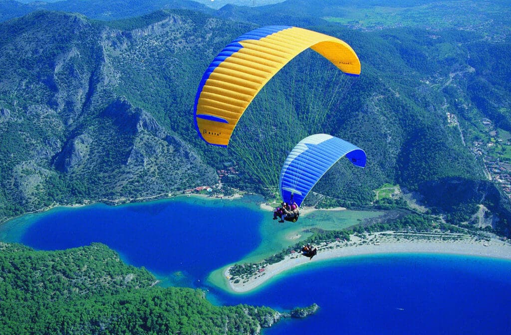 Paraglide over Turkey’s Blue Lagoon