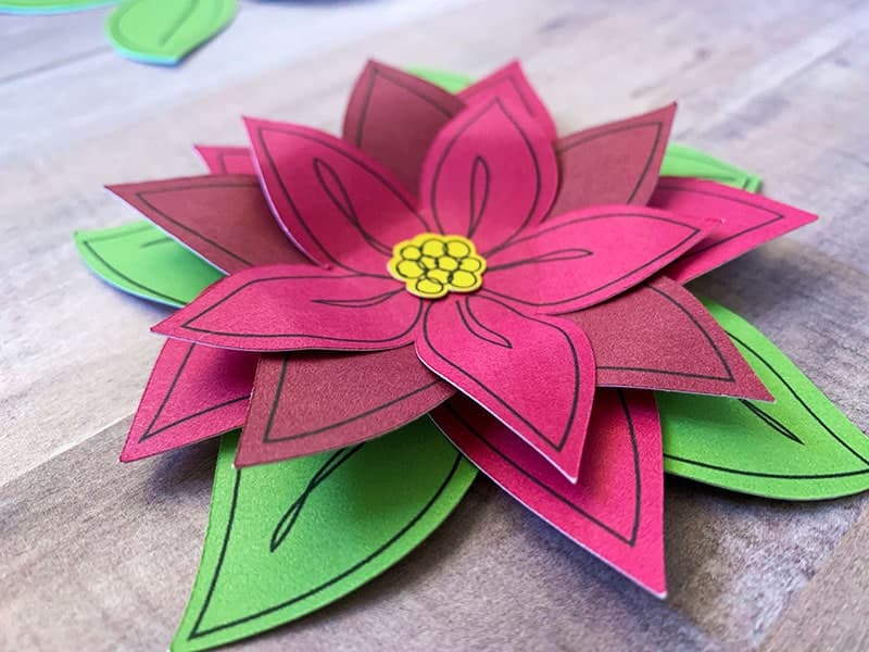 Paper Flower Gift Topper