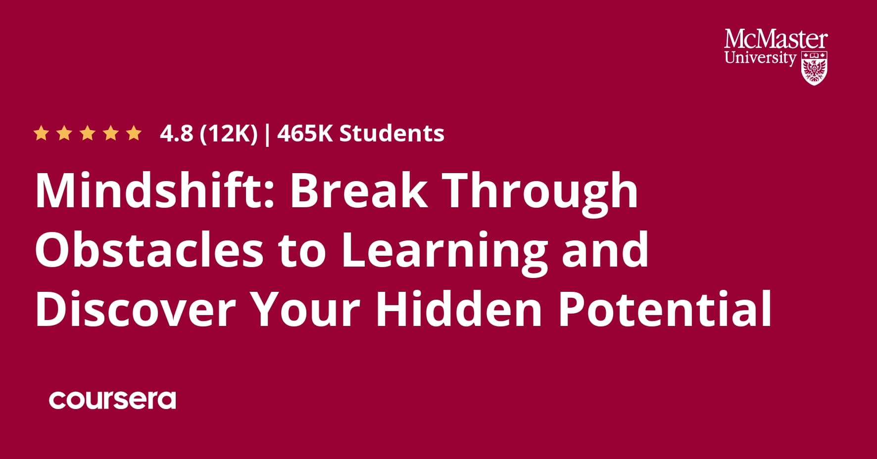 Mindshift: Break Through Obstacles to Learning and Discover Your Hidden Potential