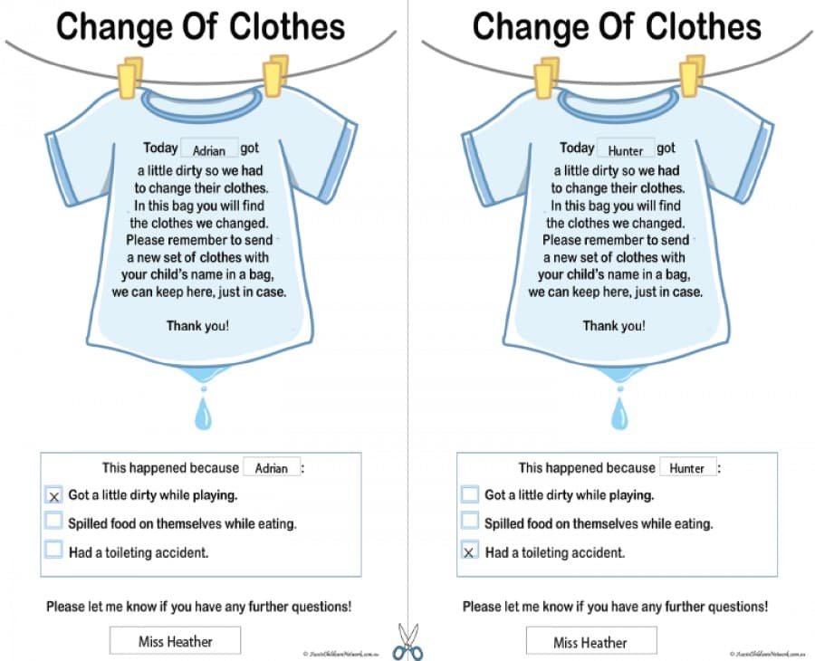 Bring a Change of Clothes
