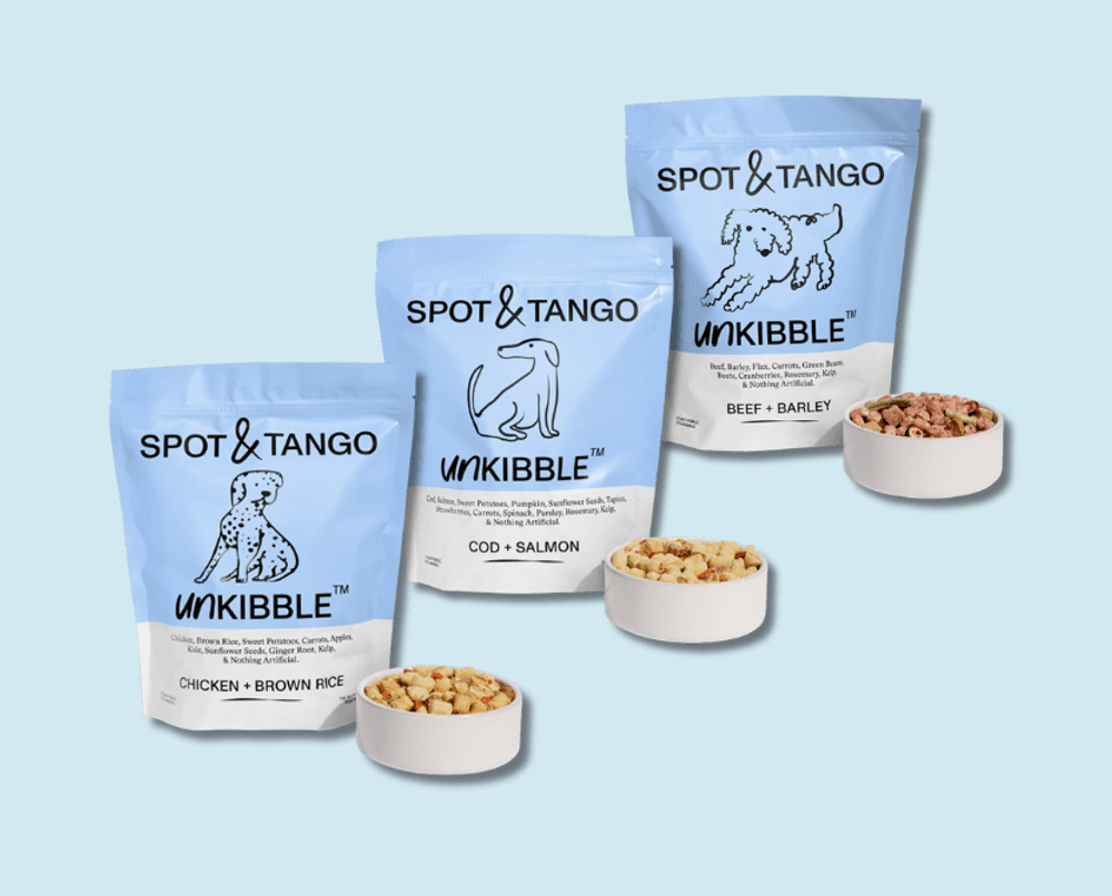 Spot and Tango Unkibble