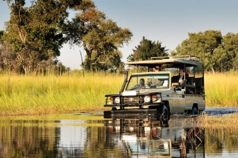 Hop across Botswana on a mobile safari