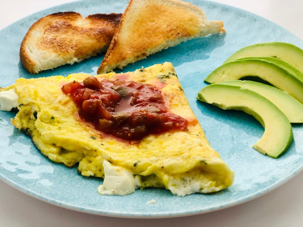 Cream Cheese & Chive Omelet