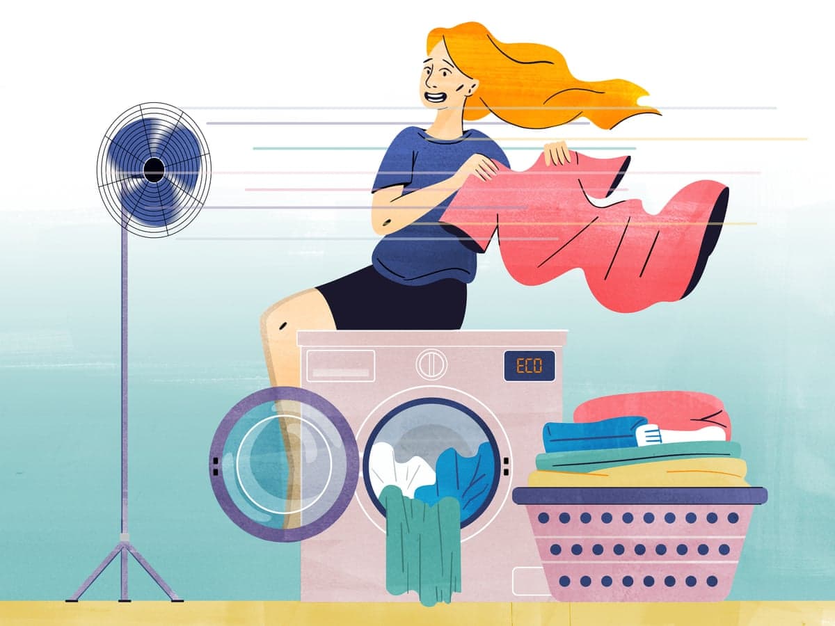 Dry clothes faster and prevent condensation