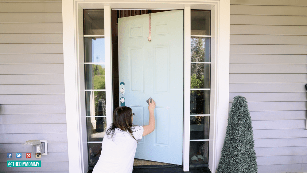 Give your front door a fresh coat of paint!
