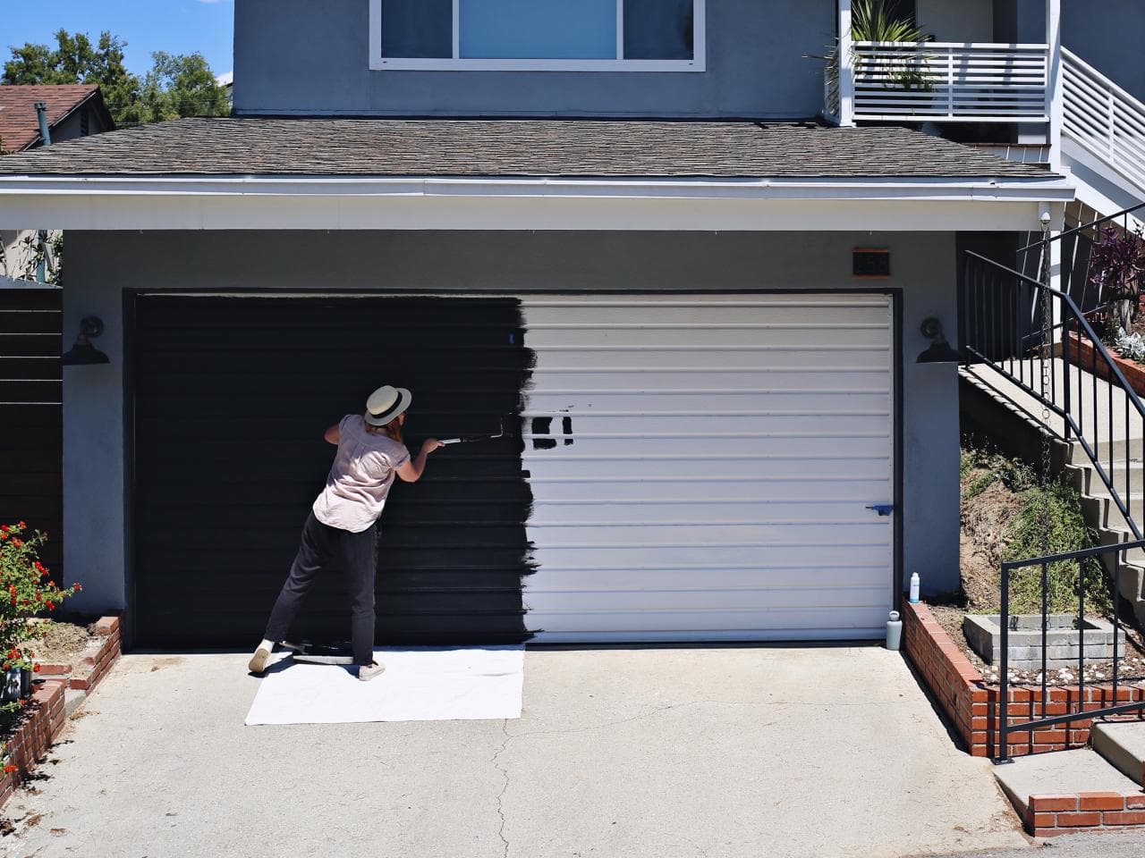 Paint your garage door.