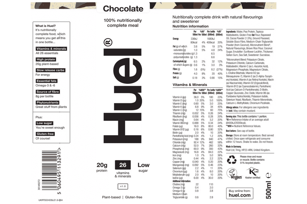 Huel Ready-To-Drink: Chocolate