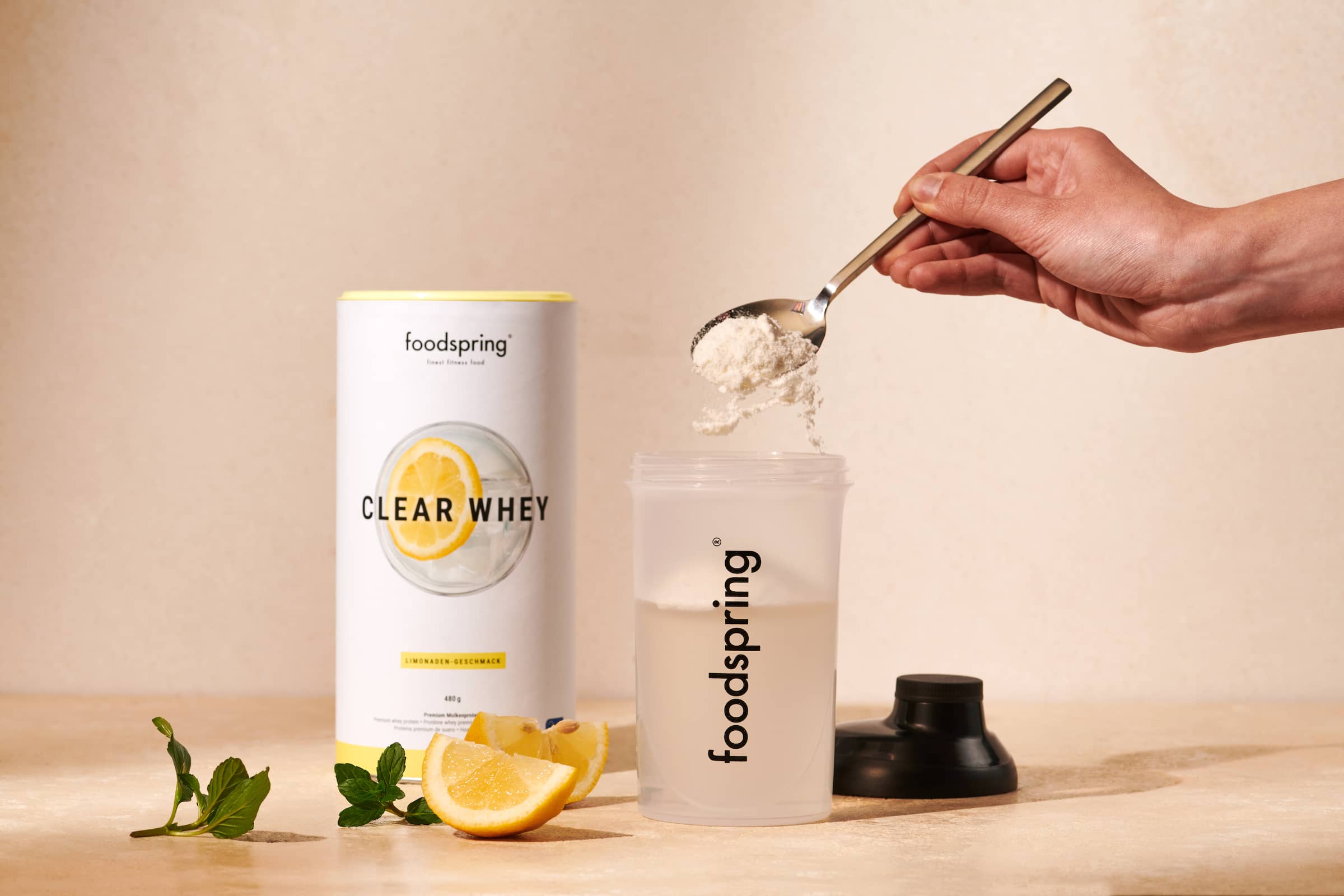 Foodspring Clear Whey: Lemonade