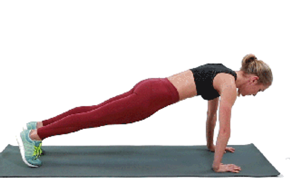 Plank to Downward Dog